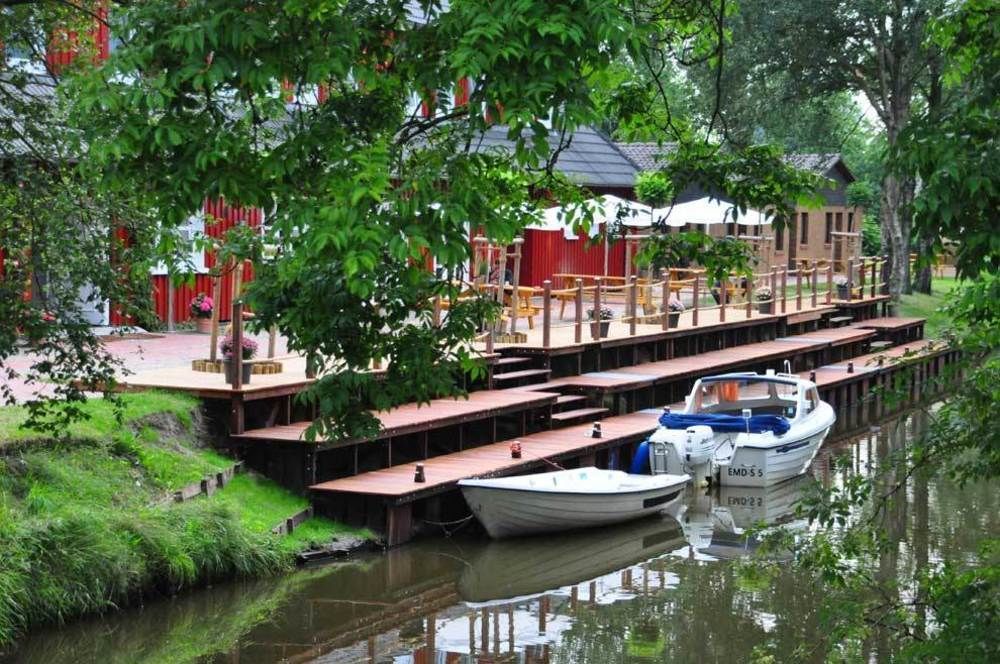 Hotel Bootshaus Bedekaspel Exteriér fotografie